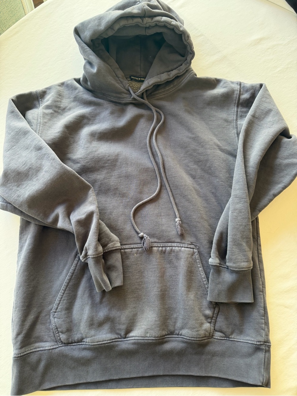 Brandy Melville Pullover Hooded Sweatshirt - blue